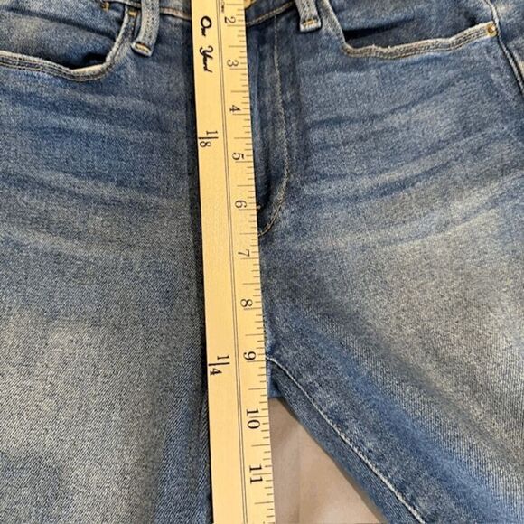 FRAME Le High Straight in Rubik Wash Stretch comfort Size 24 - Picture 12 of 15